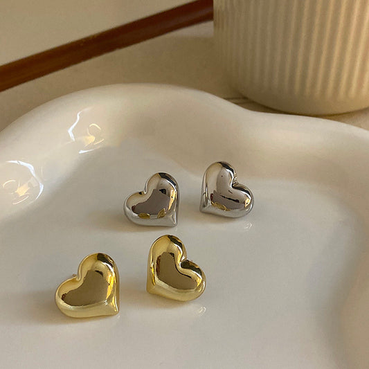 Heart Female Niche Design Advanced Cold Earrings