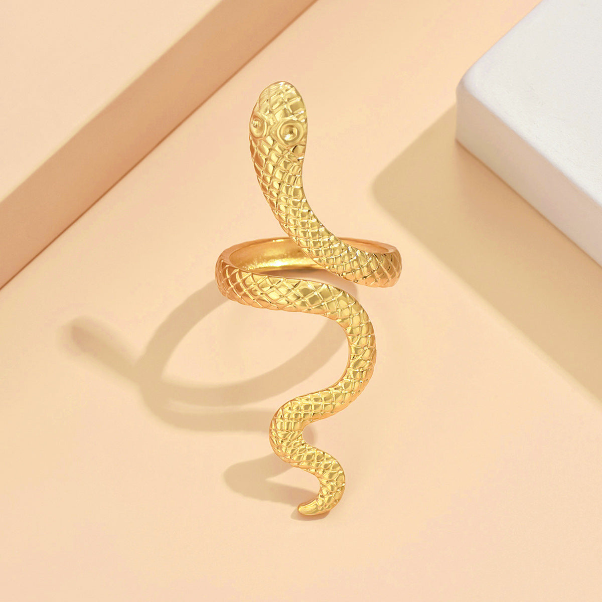 Women's & Men's Snake Exaggerated Personalized Stainless Steel For Rings