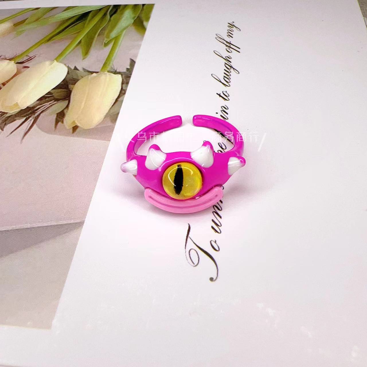 Dripping Open Personality Sausage Mouth Funny Rings