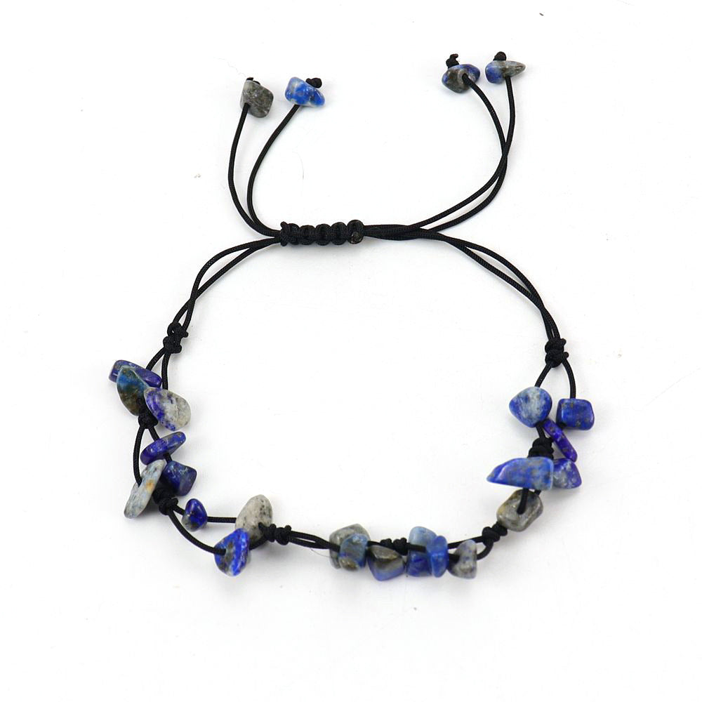 Live Vintage Hand-woven Natural Crystal Agate Bracelets