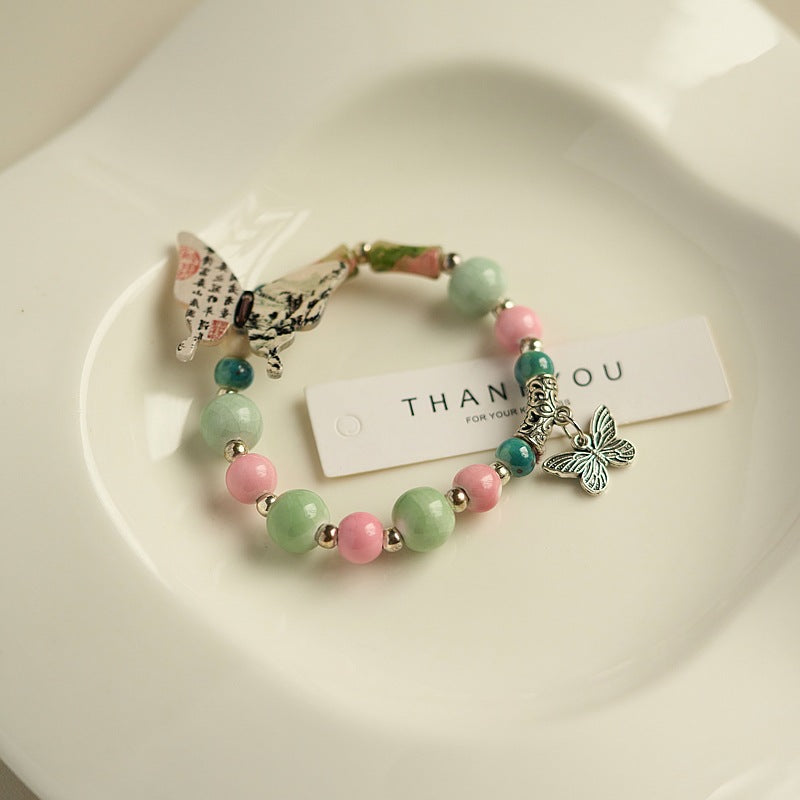 Ceramic National Style Beaded Tibetan Chinese For Bracelets