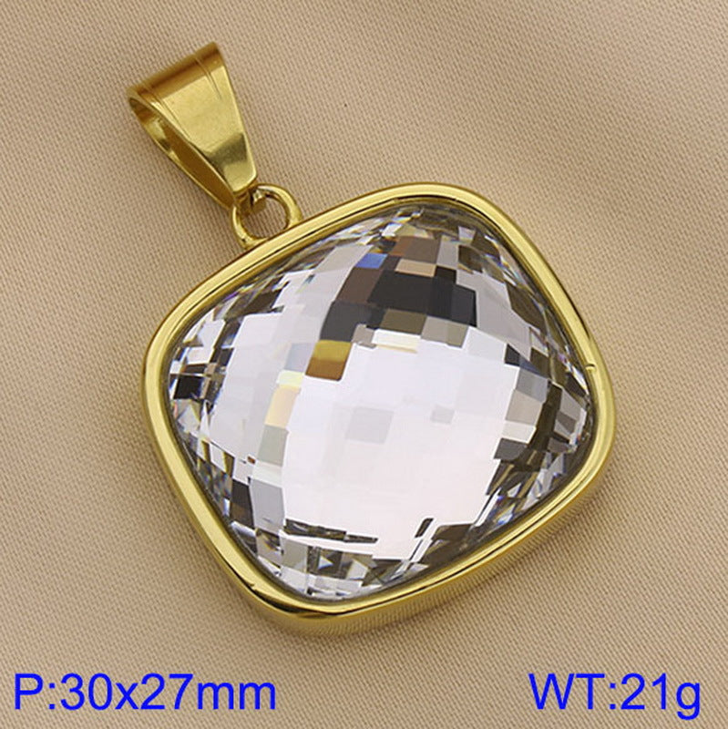 Elegant High Sense Square Multicolor Retro Pendants
