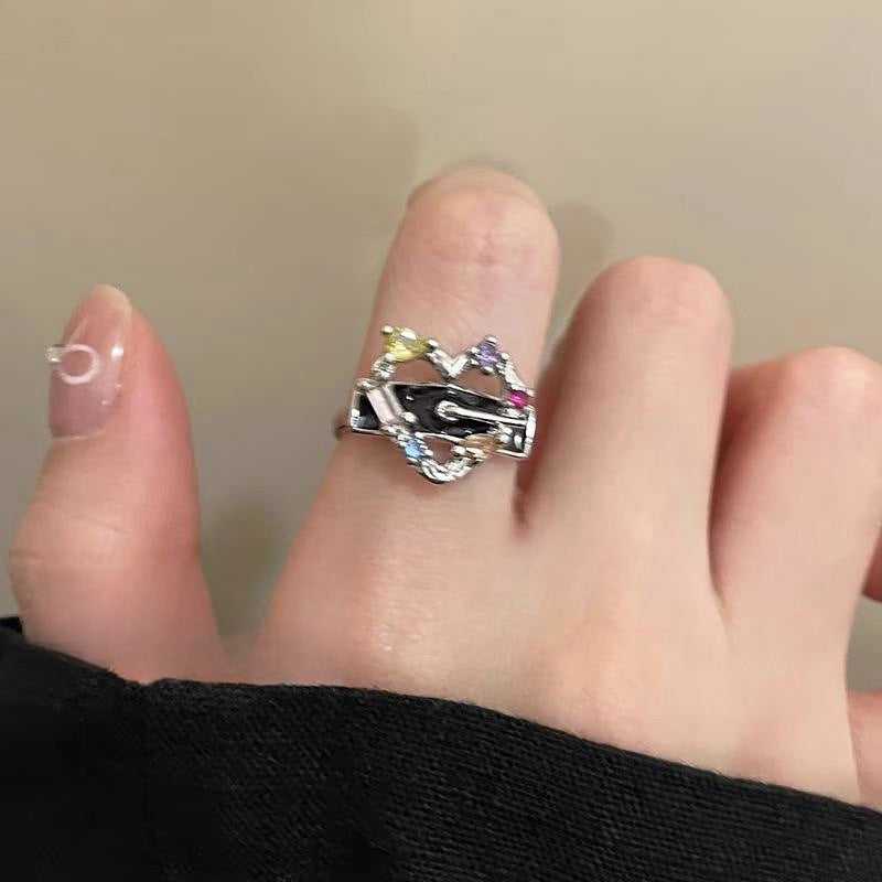 Female Fashion Personalized Cold Style Index Finger Rings
