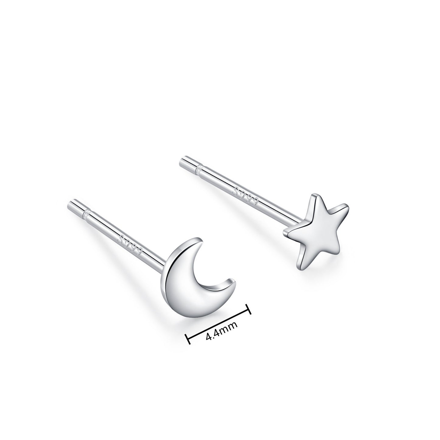 Women's Sterling Sier For Trendy One Week Small Ornament Earrings