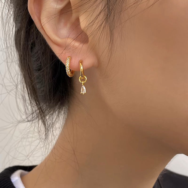 Women's Water Drop Small Ear Simple Personalized For Earrings