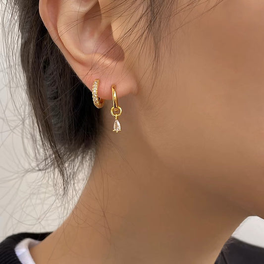 Women's Water Drop Small Ear Simple Personalized For Earrings