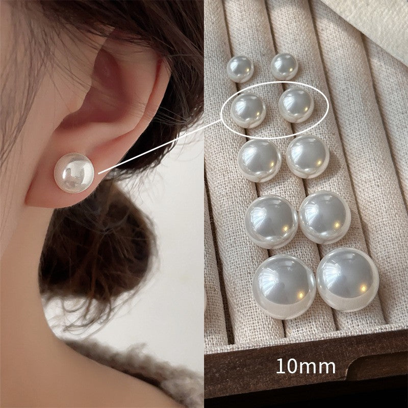 Women's Style High-grade Pearl For Sterling Sier Earrings