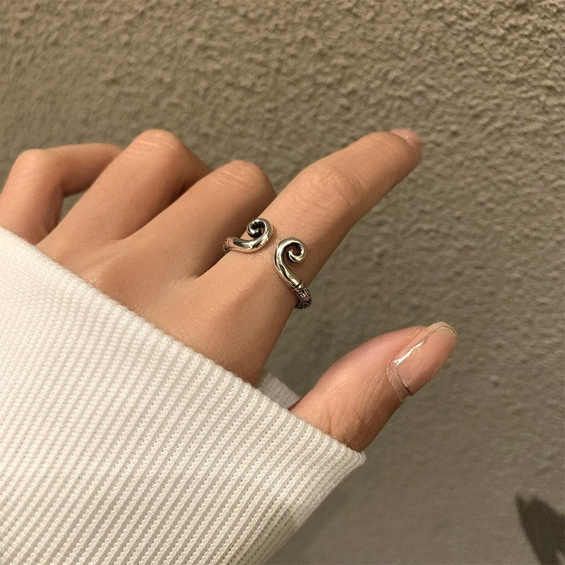 Women's Opening Adjustable Index Finger Retro High Rings