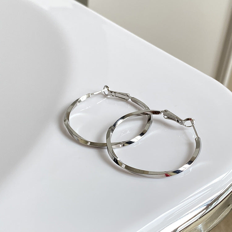 Women's Hoop Trendy Niche Design Elegant High-grade Earrings