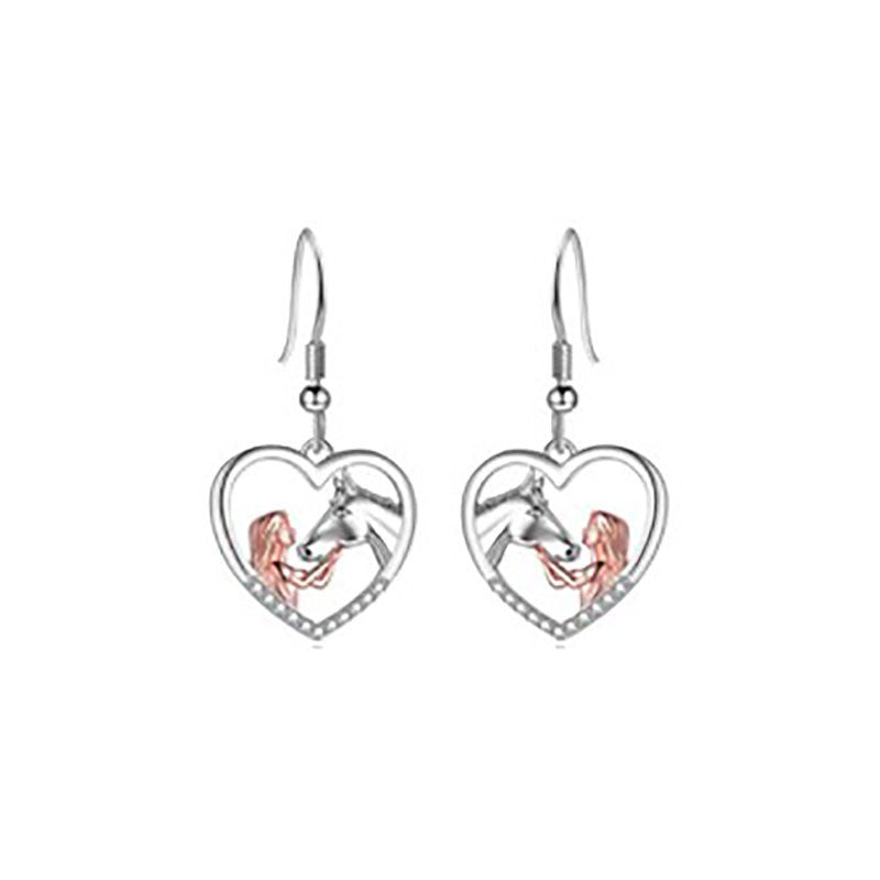 Children's Popular Attractive Unicorn Suit Accessories Earrings