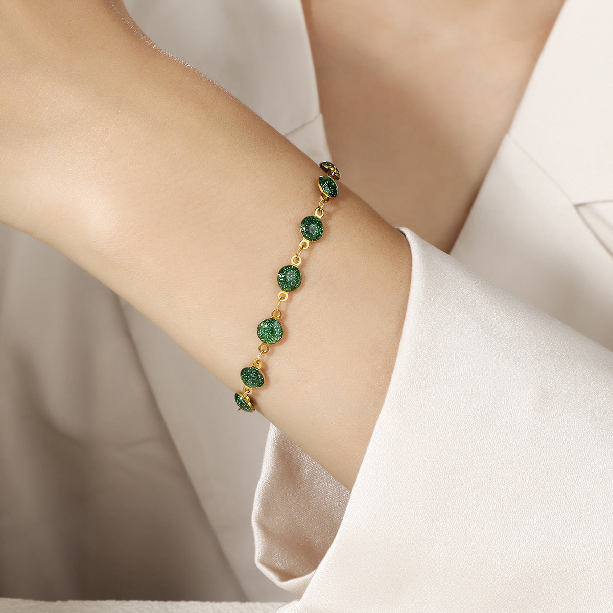 Titanium Steel No Fading Simple Dopamine Bracelets