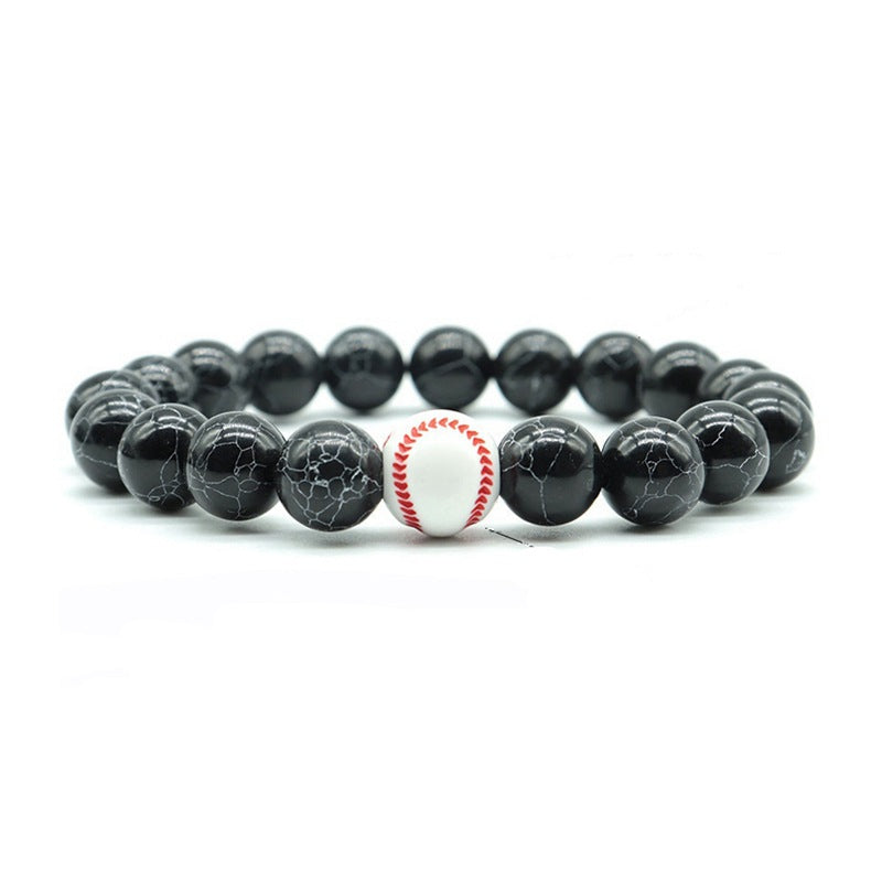 Men's Fashion Sports Fitness Casual Basketball Baseball Bracelets