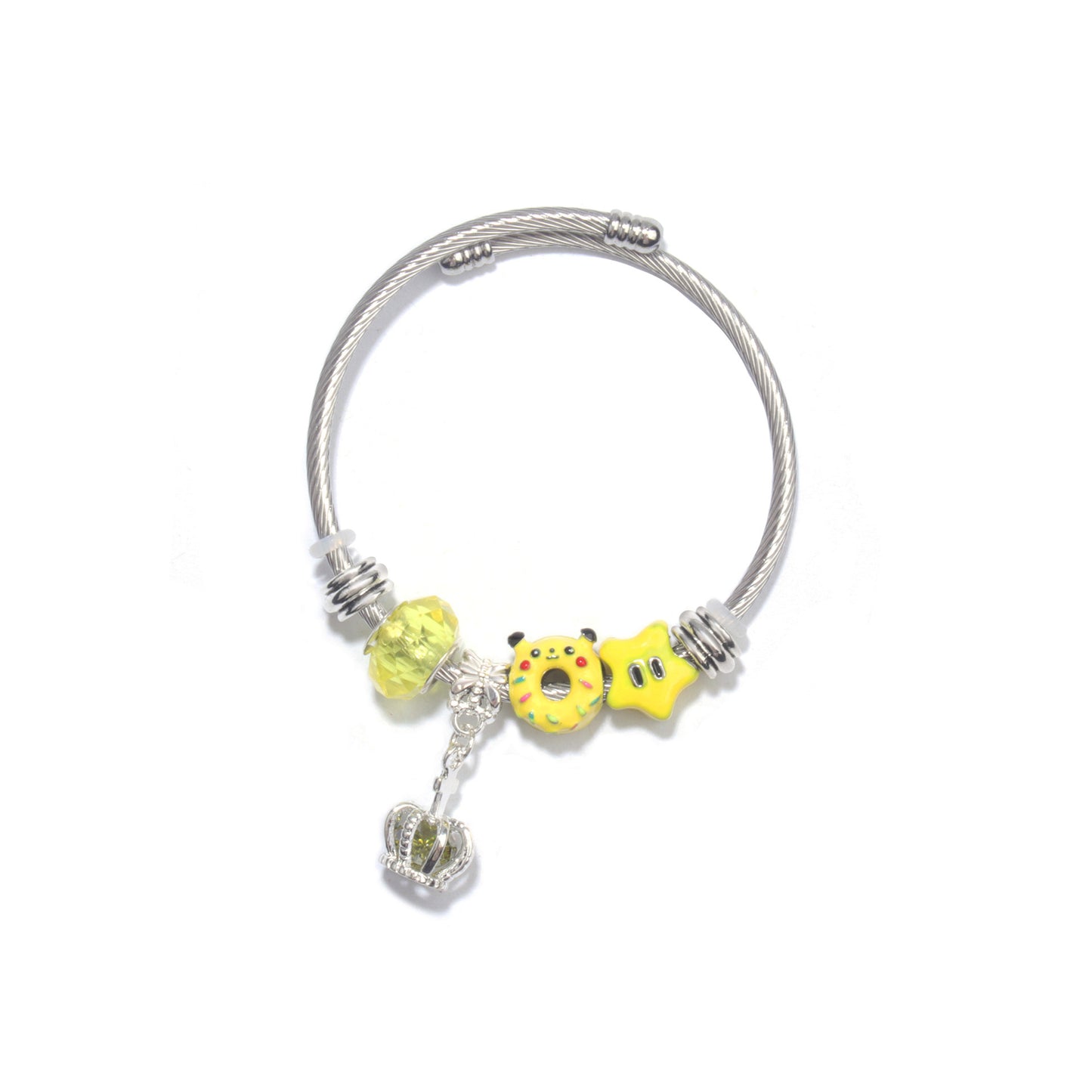 Cute Fresh Crown Beaded Fashion Beautiful Bracelets