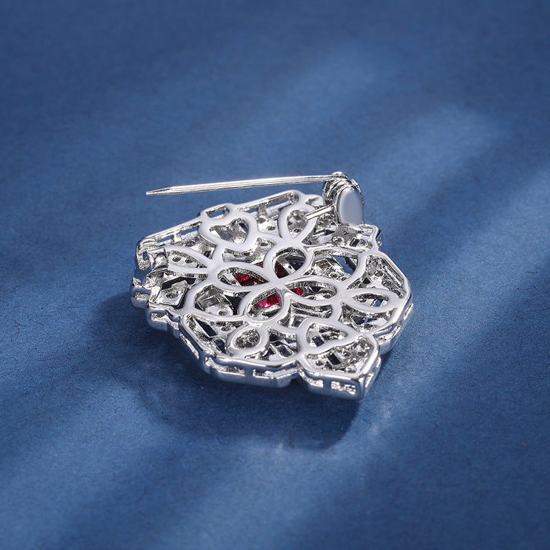 Women's Jewelry Korean Style Elegant Brooch Colored Rings