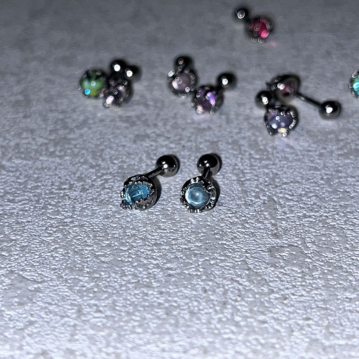 Women's Fantasy Mori Small High-grade Screw Tightening Buckle Earrings