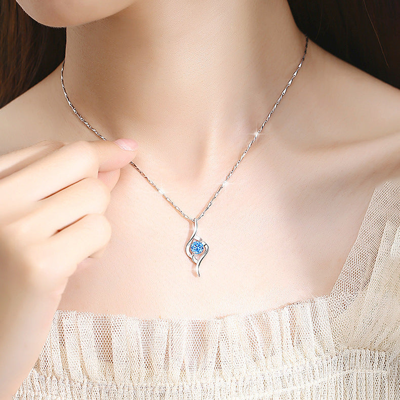 Women's Arrow Of Love Imitation Diamond Simple Fashion Necklaces