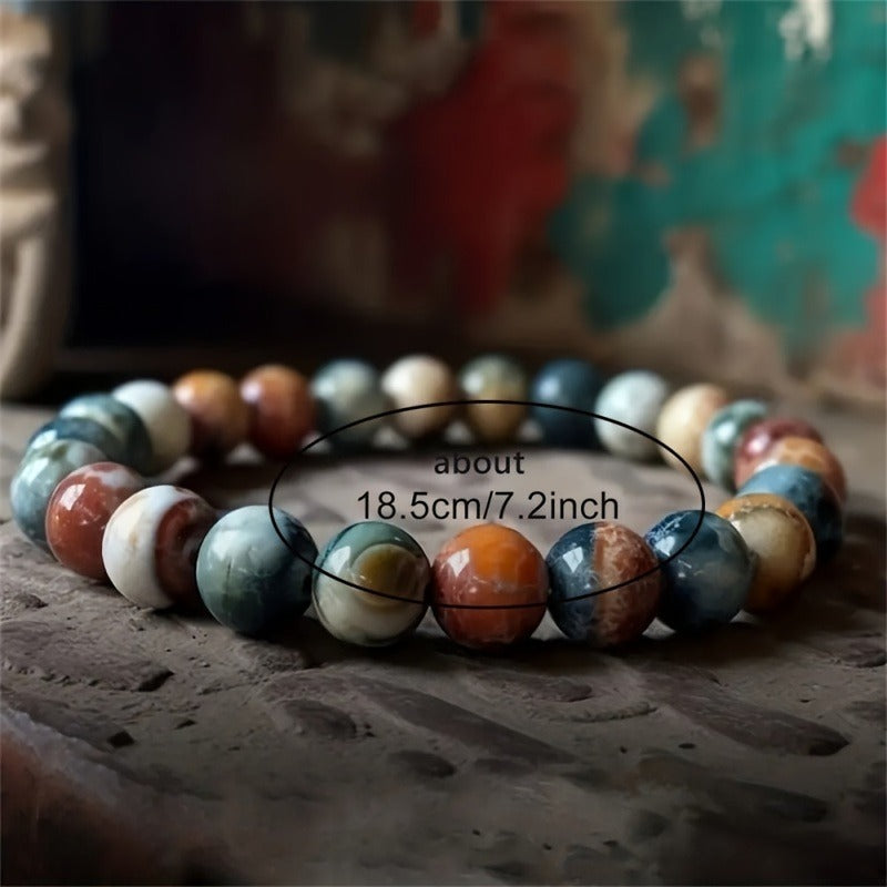Women's & Men's Natural Indian Agate Bracelets
