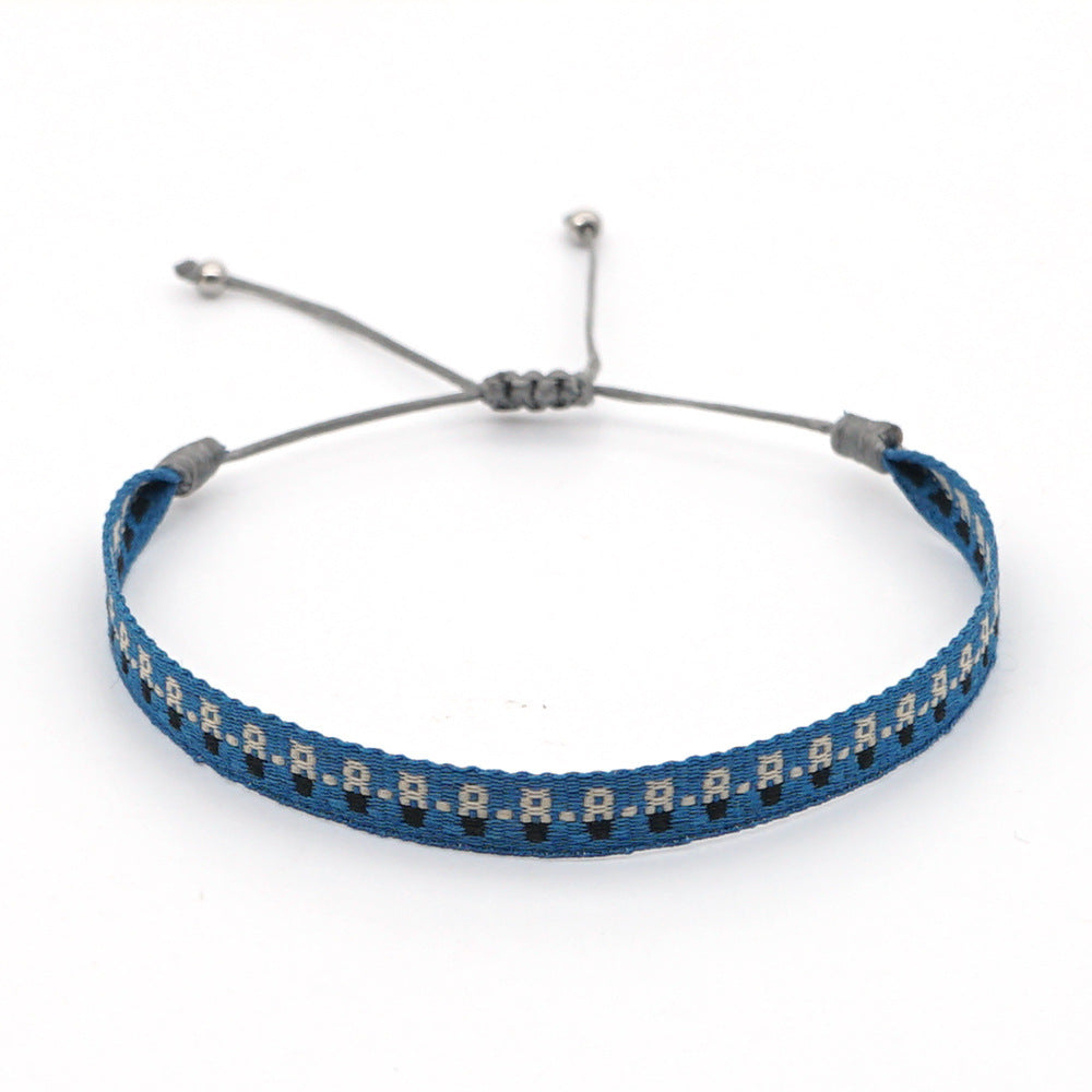 Women's South American Columbia Ethnic Style Webbing Bracelets