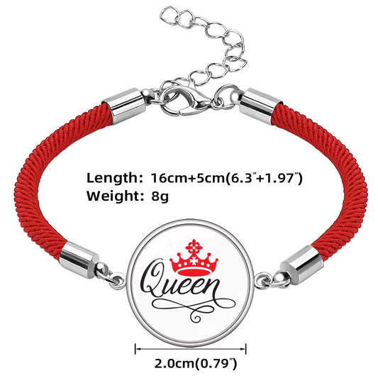 Women's & Men's Woven Hand Strap Valentine's Day Couple Bracelets