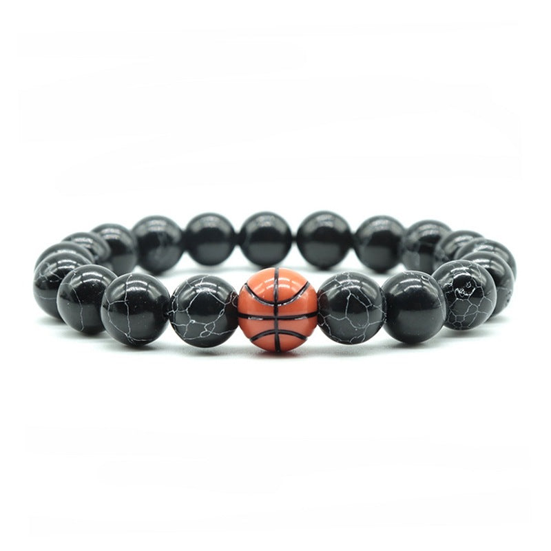 Men's Fashion Sports Fitness Casual Basketball Baseball Bracelets