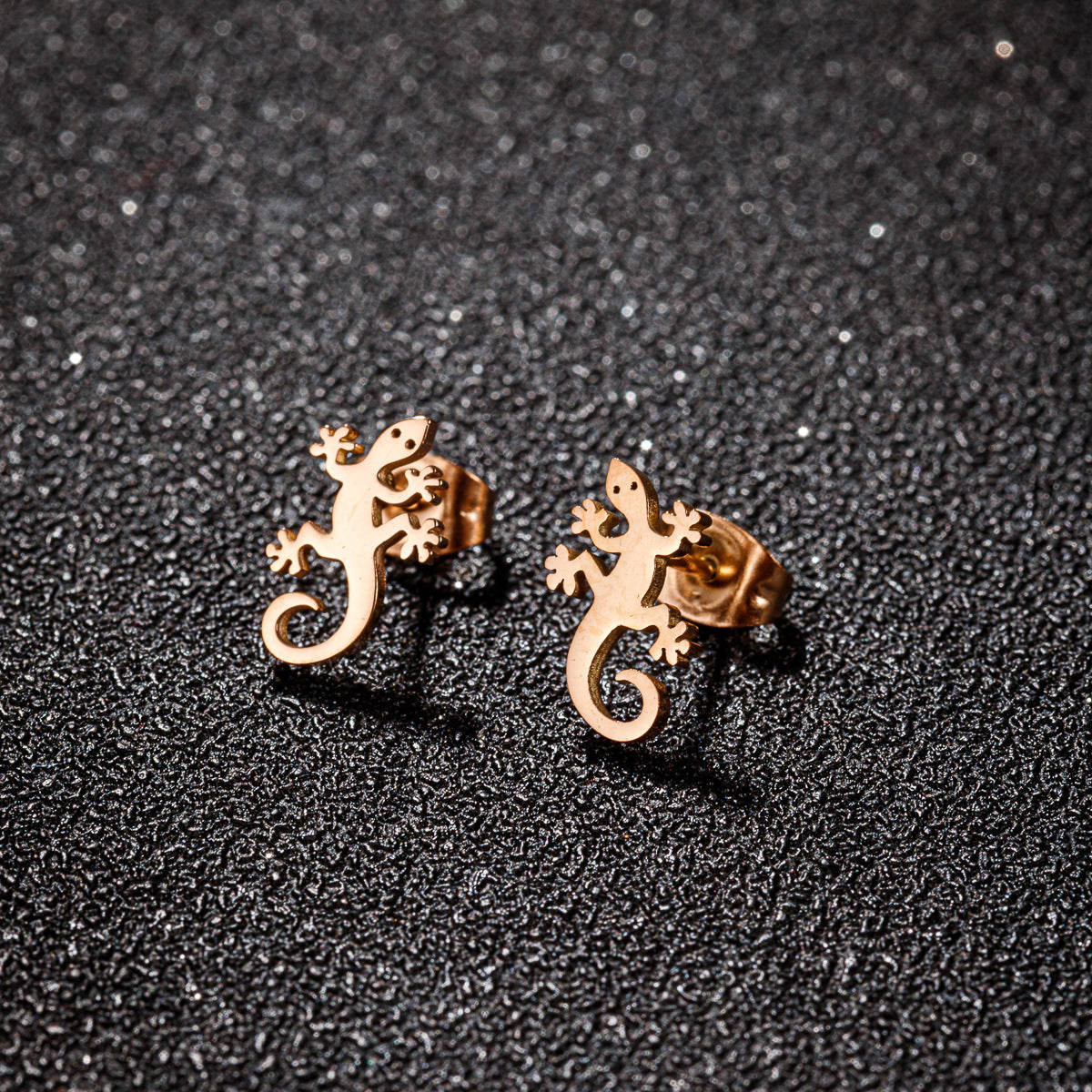 Niche Bag Simple Personality Reptiles Gecko Earrings
