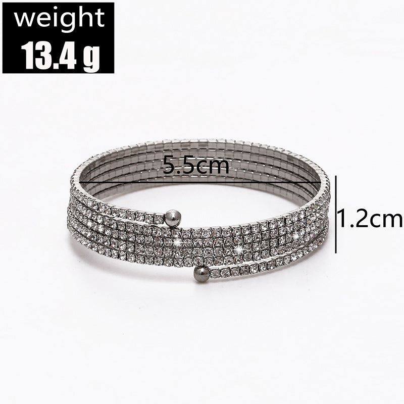 Hand Jewelry Boho Rhinestone Bangle Fashion Bracelets