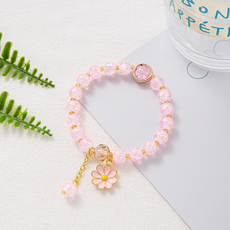 Fresh Hot Flower Crystal Daisy Sweet Bracelets