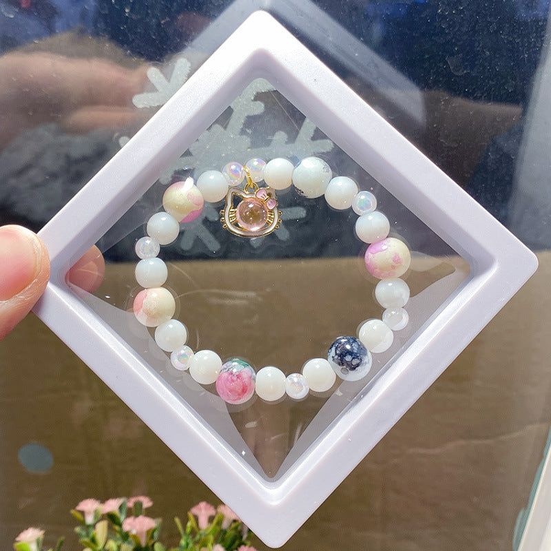 Women's High-grade Gourd Beaded Light Luxury Korean Style Girlfriends Bracelets