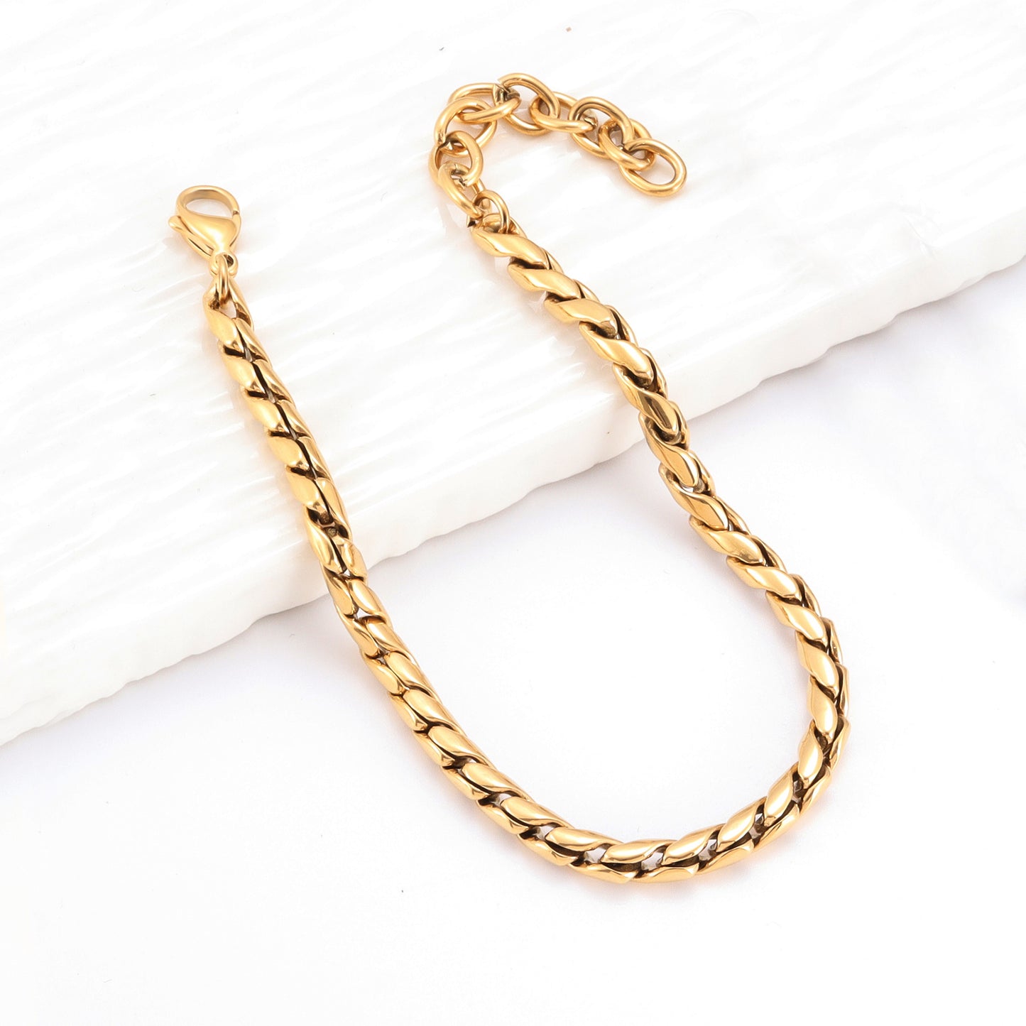 Manager Titanium Steel Dan Stainless Gold Female Bracelets