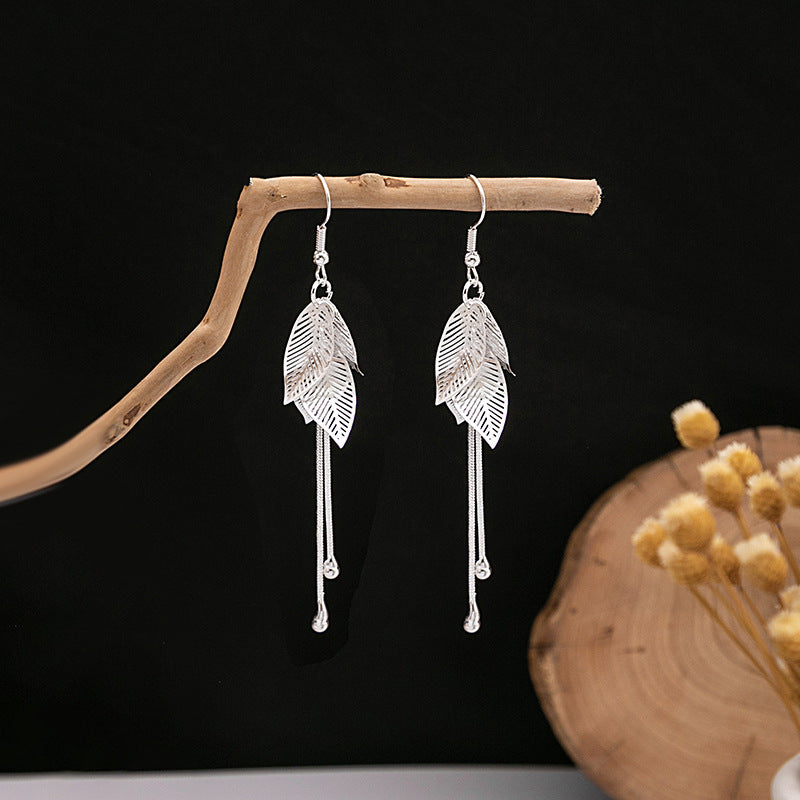 Sier Family Minority Ethnic Style Tourist Attractions Earrings