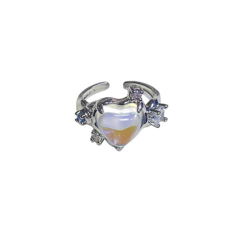 Design Irregular Simple Light Luxury High-grade French Rings