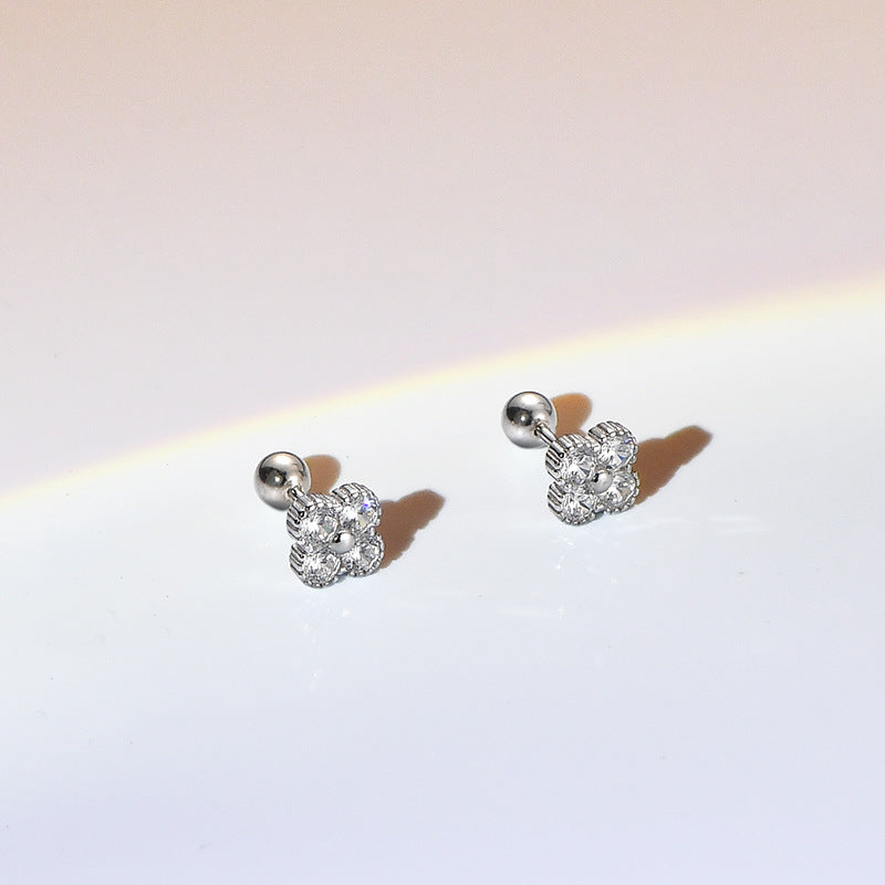 Cubic Zirconia Female Sleeping No Need To Take Earrings
