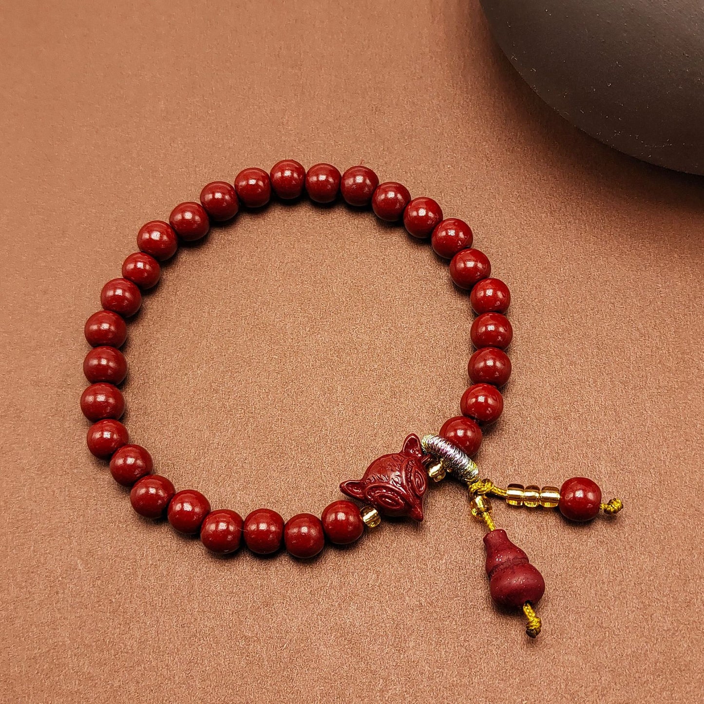 Style Cinnabar For Tassel Design Single Bracelets