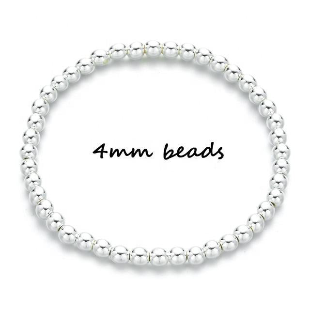 Women's Versatile Slouchy Golden Balls Beaded Bracelets