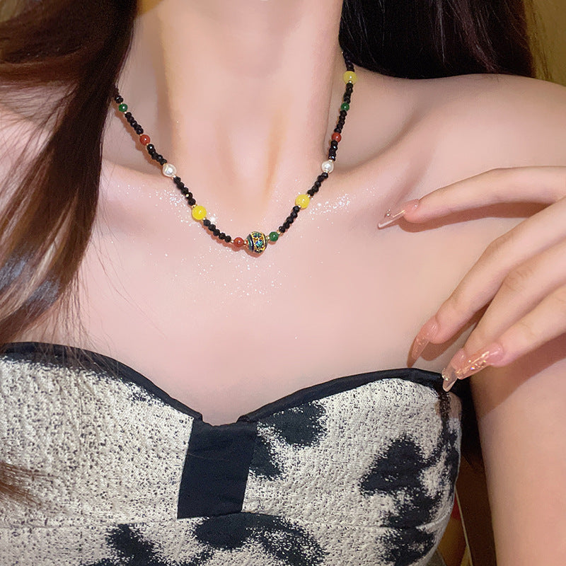 Women's Style Butterfly National Fashion Simple Retro Beaded Necklaces
