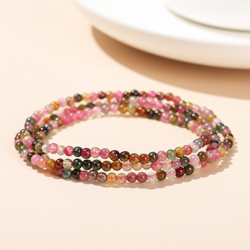 Jewelry Natural Super Seven Garnet Colorful Bracelets