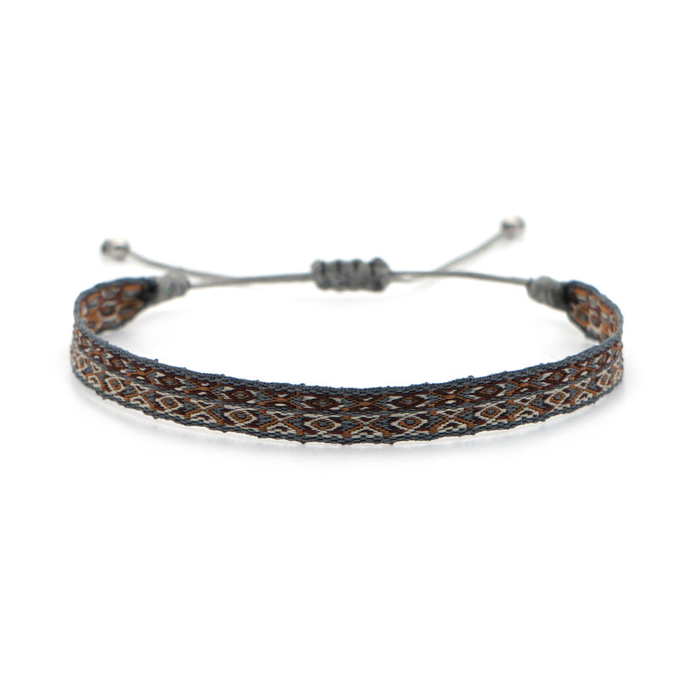 Women's South American Columbia Ethnic Style Webbing Bracelets