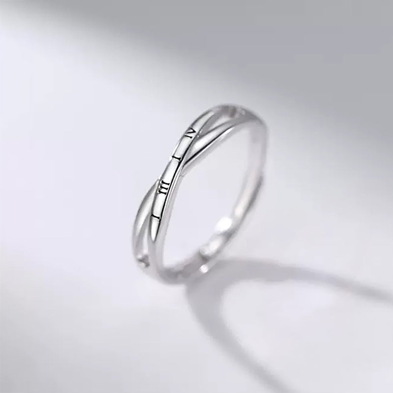 Women's & Men's One Pair Simple Niche High Sense Rings