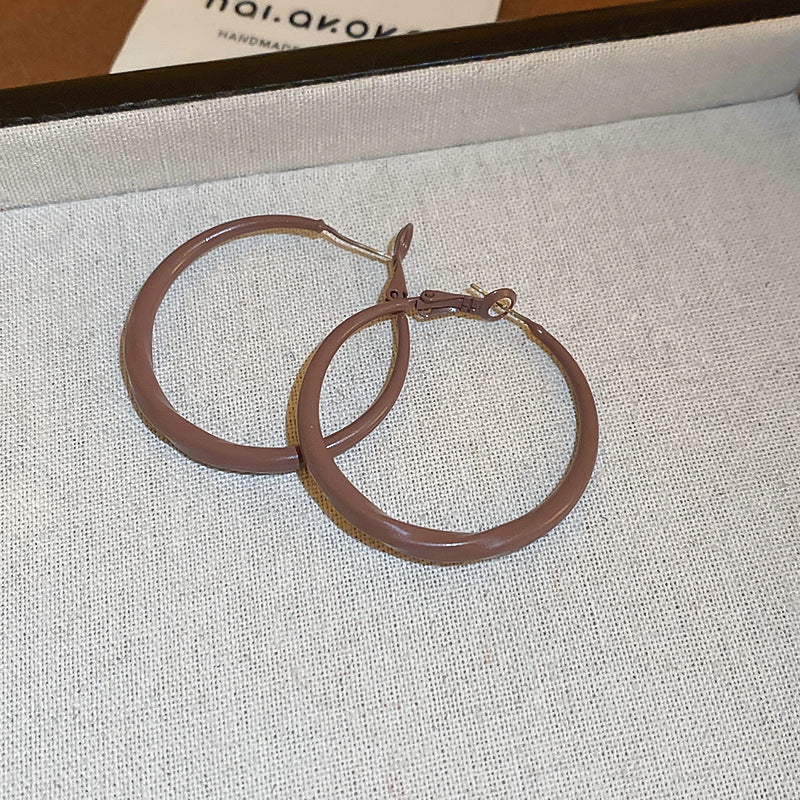 Women's Simple Geometric Niche Minimalist Design Cold Earrings