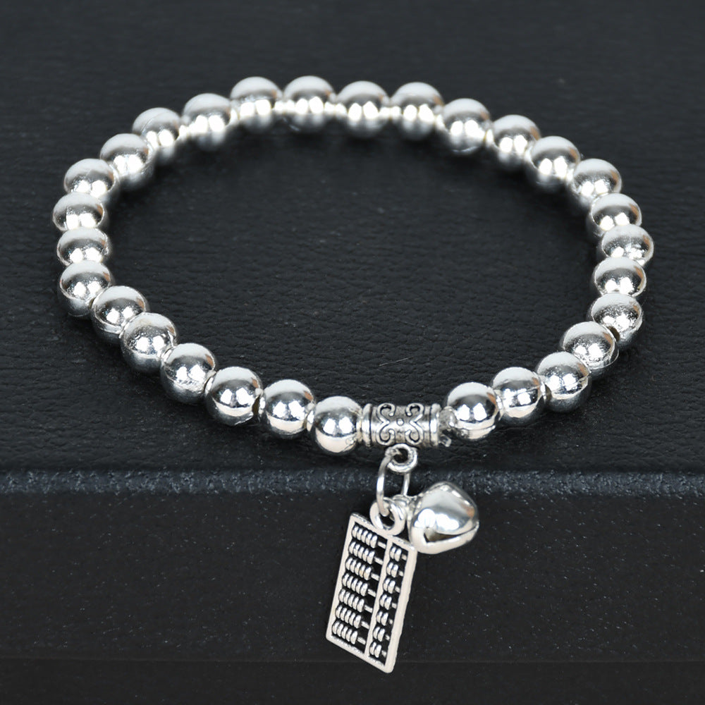 Chinese Style Large Sier Female Lotus Seedpod Bracelets