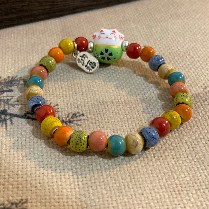 Niche Personality Colorful Ethnic Style Girlfriends Bracelets