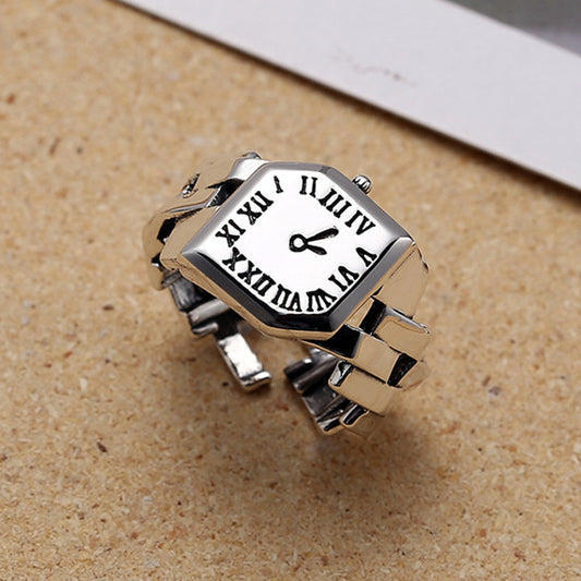 Men's Creative Fashion Watch Decorative Female Thailand Sier Couple Rings