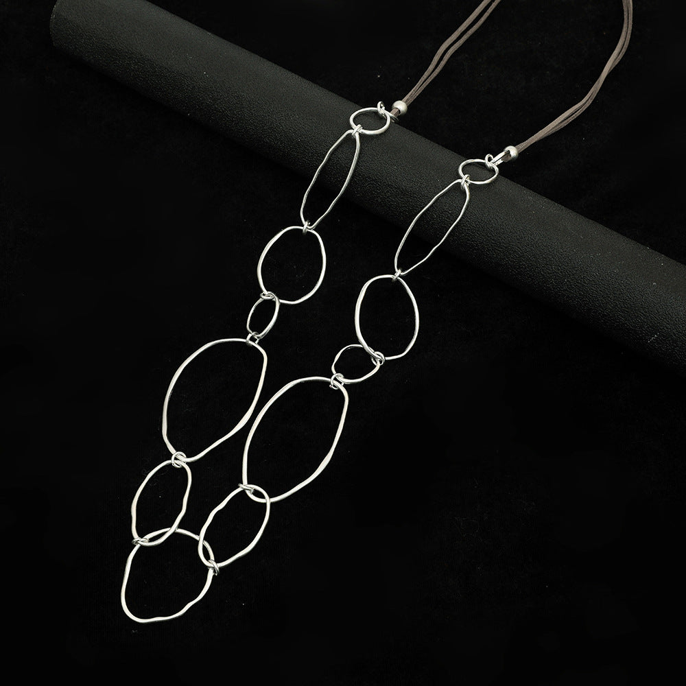 Women's Exaggerated Style Chain Simple Single Layer Necklaces