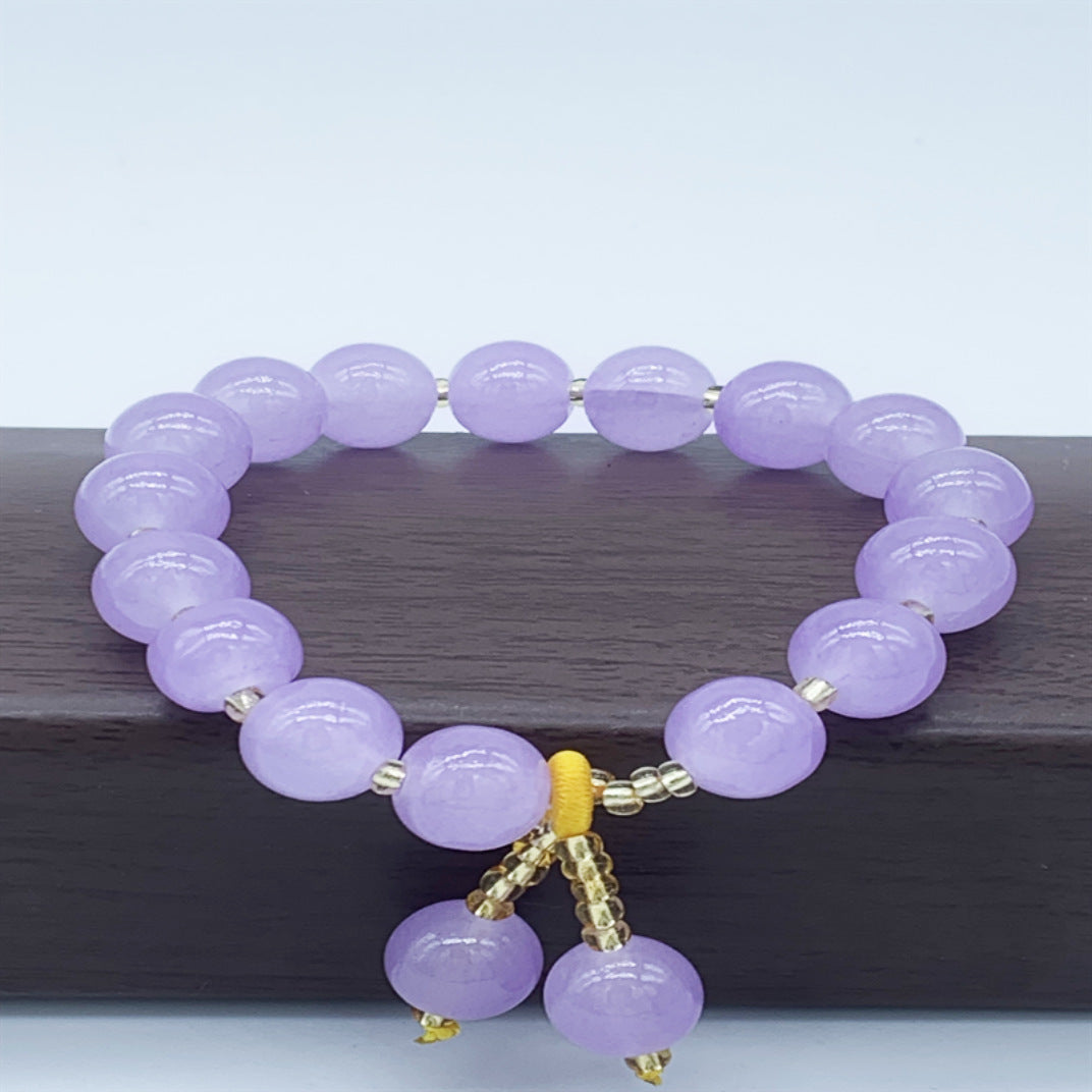 Korean Style Beaded Couple Colorful Transparent Bracelets