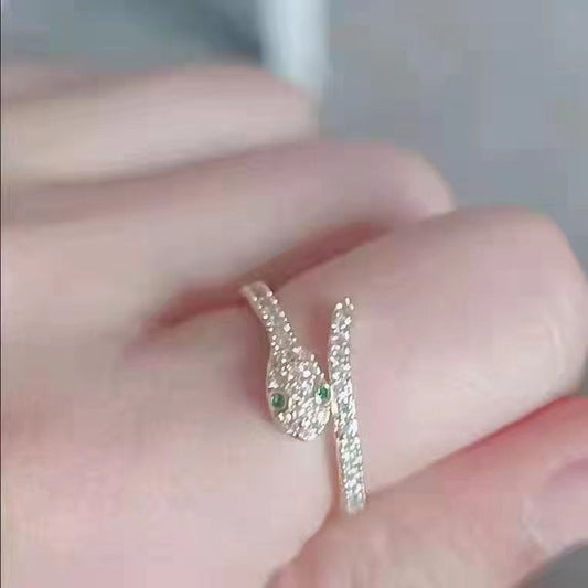 Fashion Personality Copper Micro Inlay Full Rings