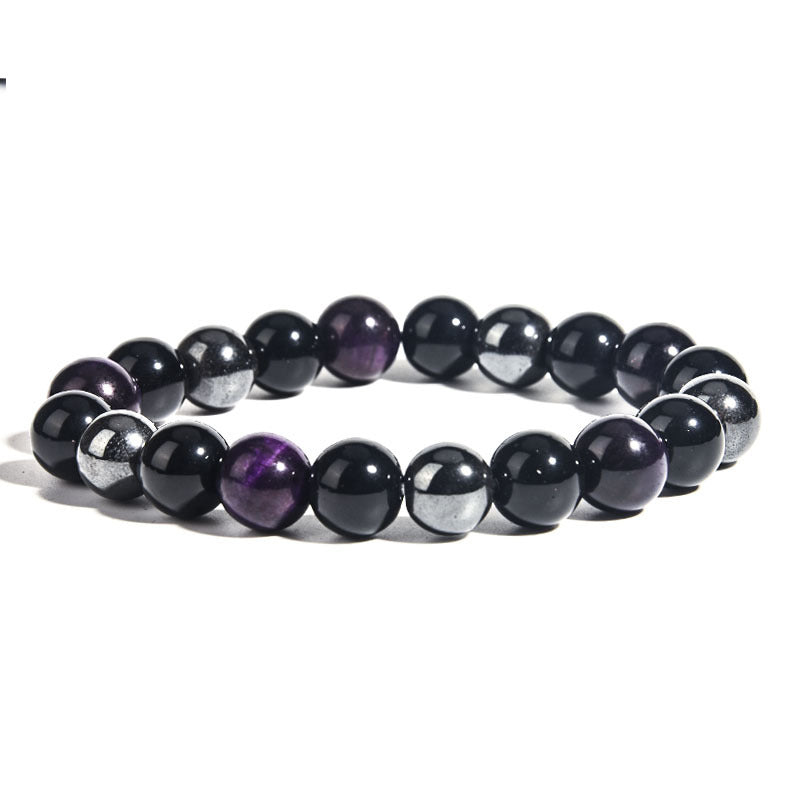 Men's Tigereye Haematite Imitation Obsidian Ornament Bracelets