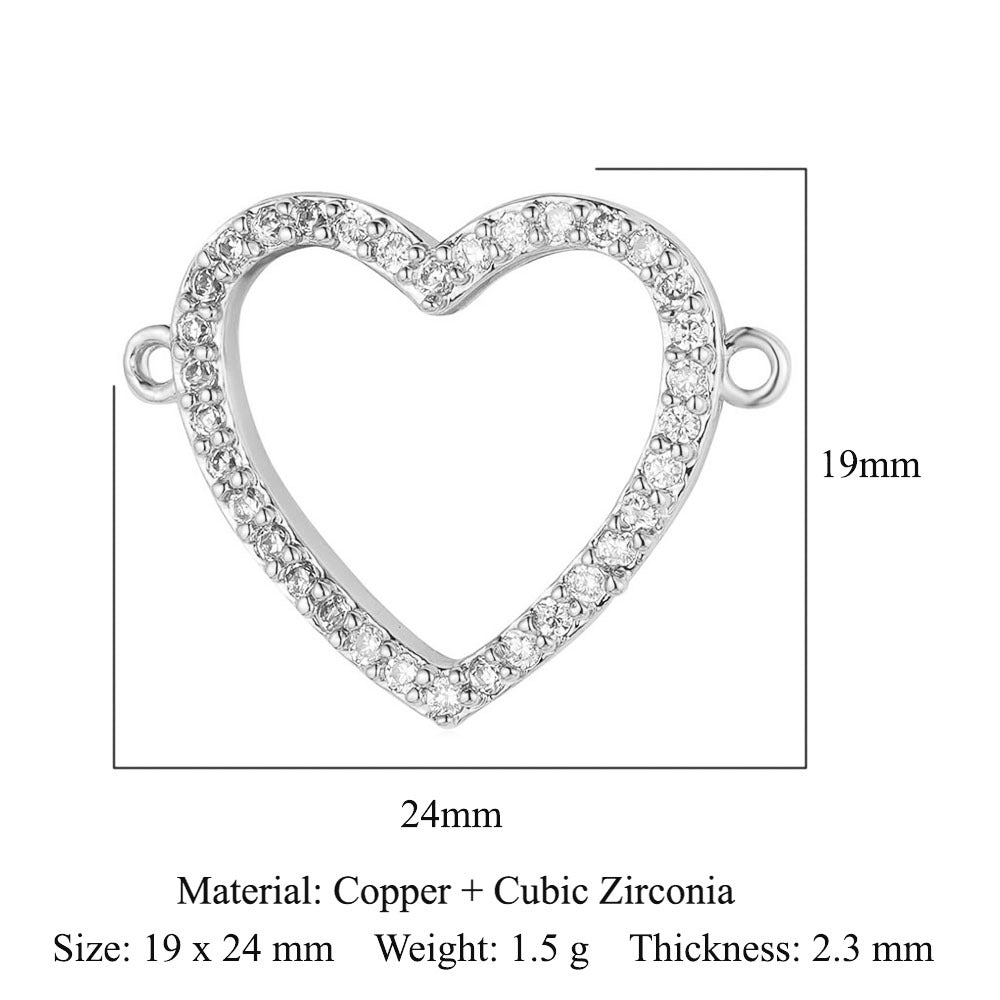 Copper Zircon Ornament Accessories Dripping Oil Pendants