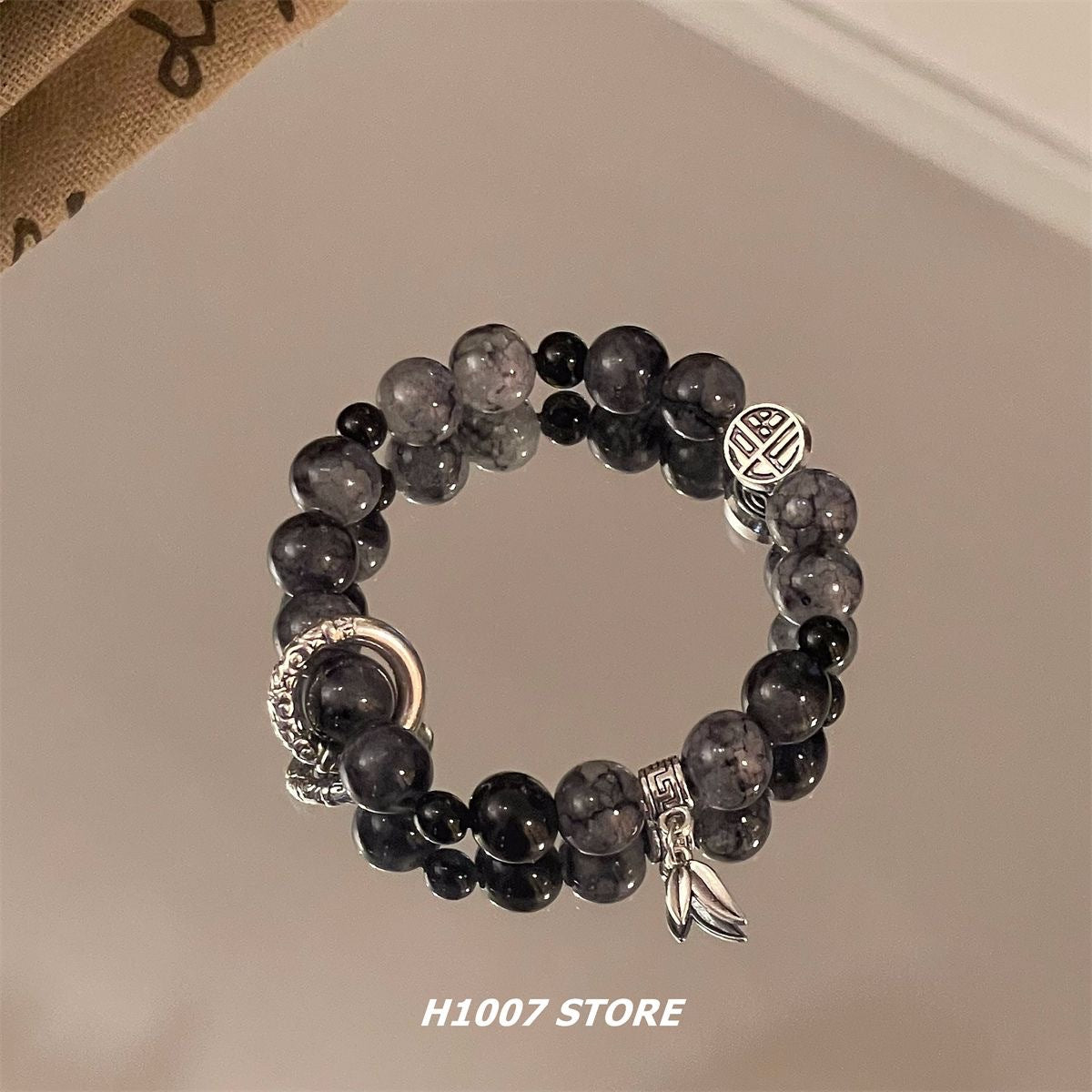Women's & Men's Chinese Style Wang Ye Appetizer One Person Under Retro Bracelets