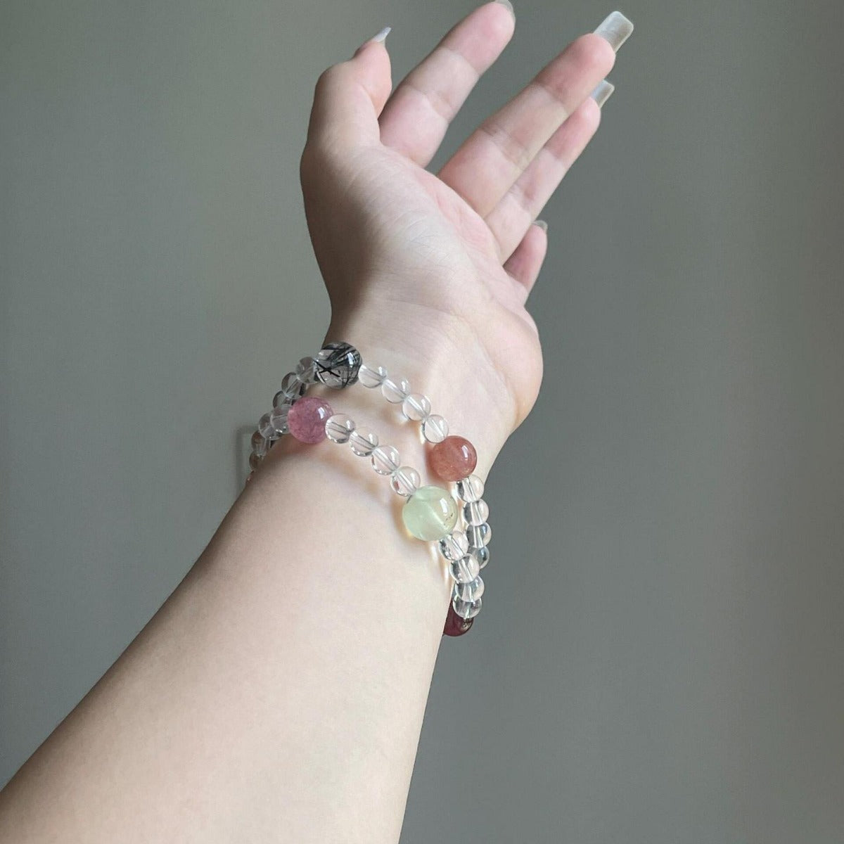 Women's Color Crystal Natural White Style Design Bracelets