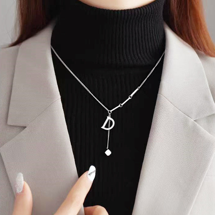 Women's Drawable Long Light Luxury Minority Design Necklaces